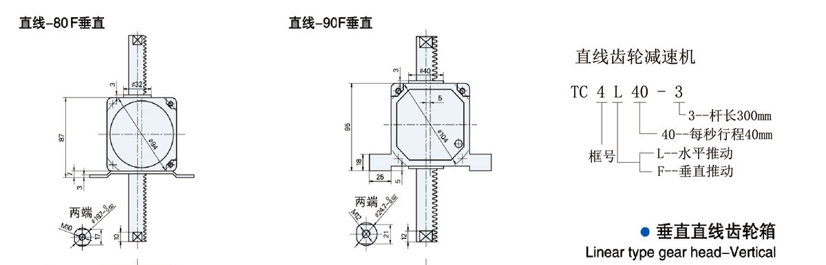 直線齒輪減速機(jī)齒輪箱