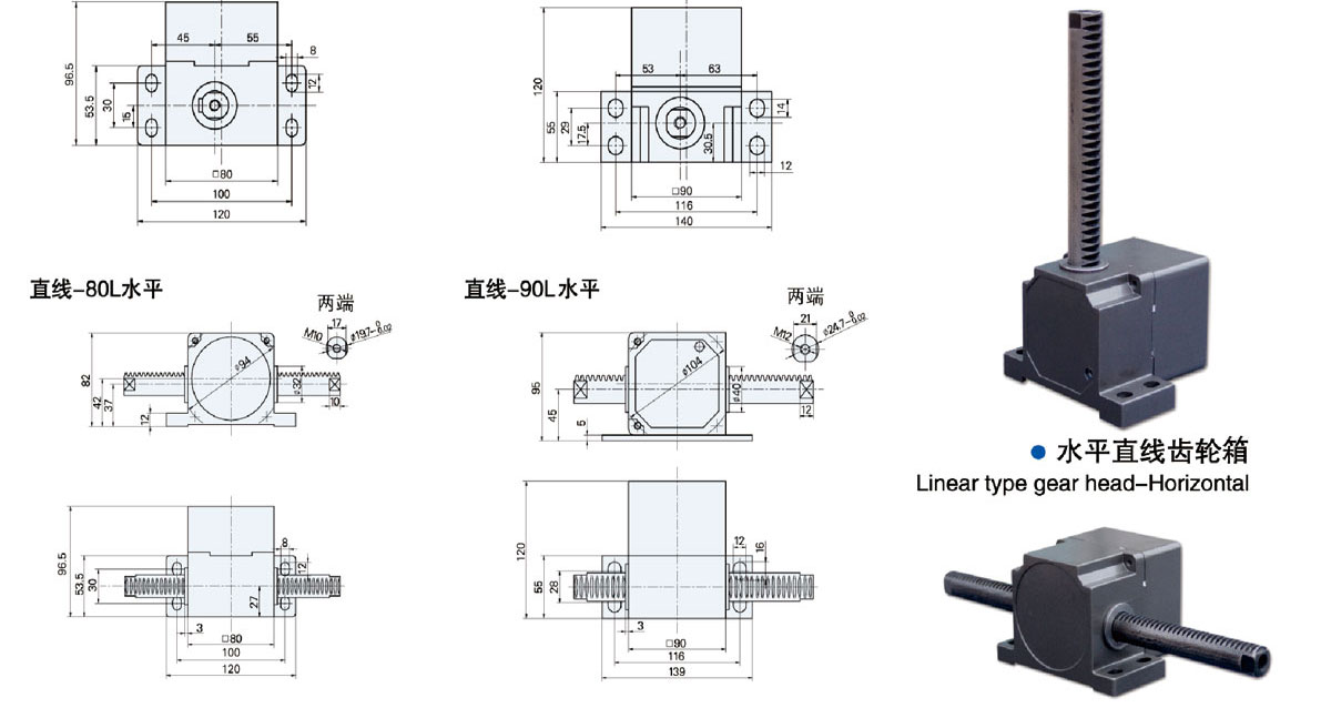 直線齒輪減速機(jī)齒輪箱